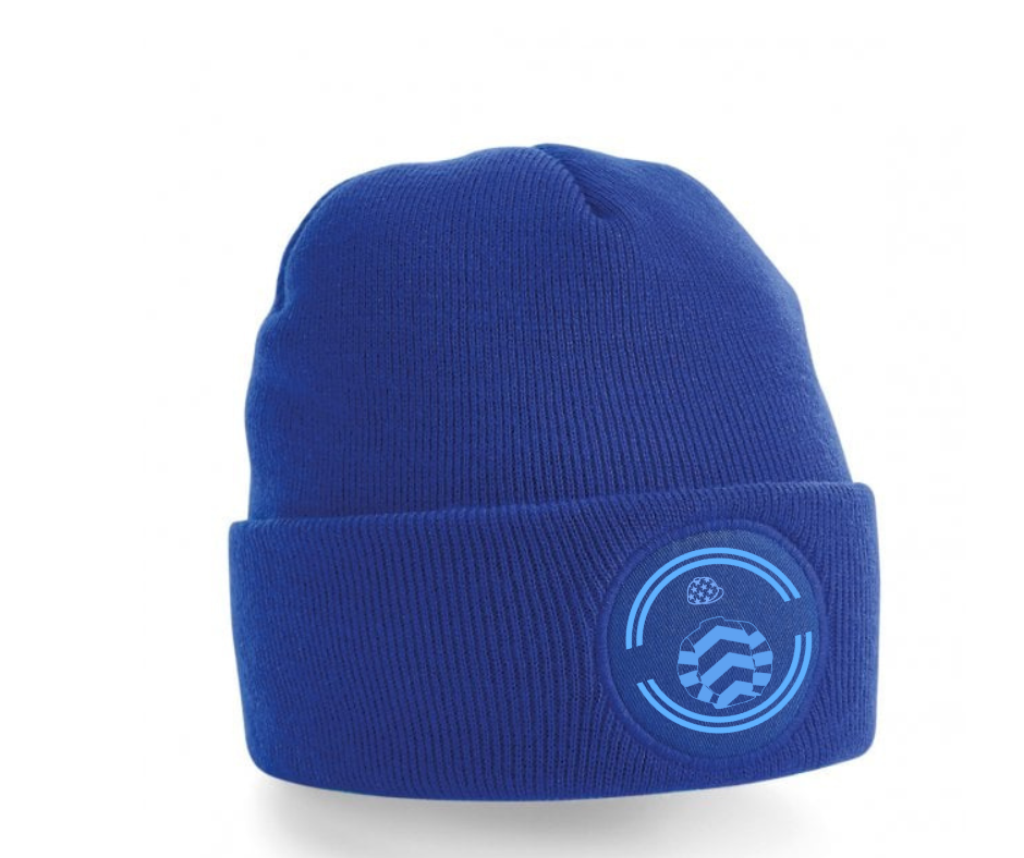 Blazing Blues and Twos Horse Racing Hats