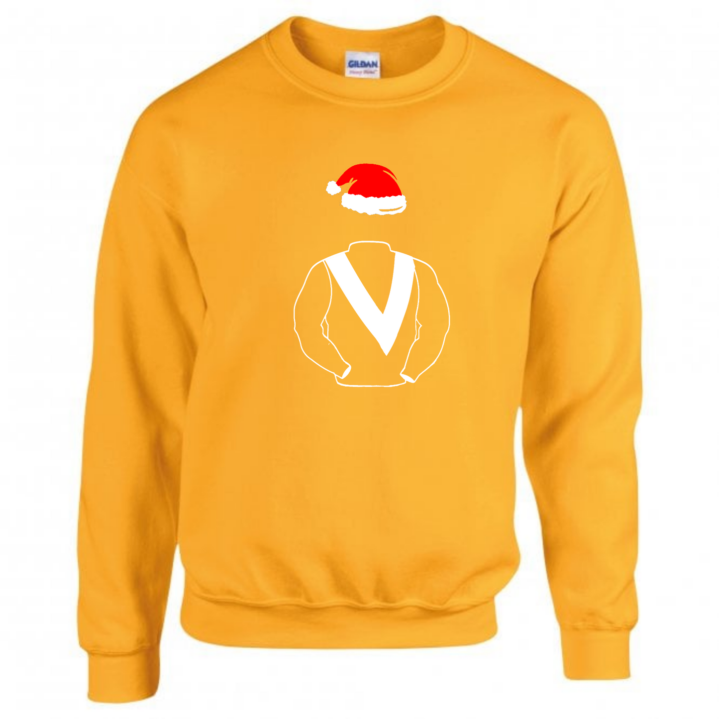 Old Gold Racing Christmas Jumper