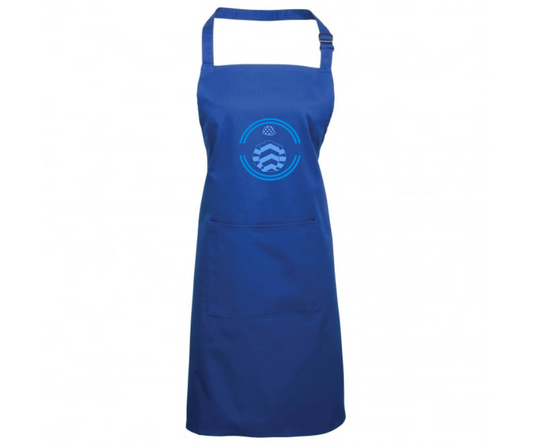 Blazing Blues and Twos Aprons
