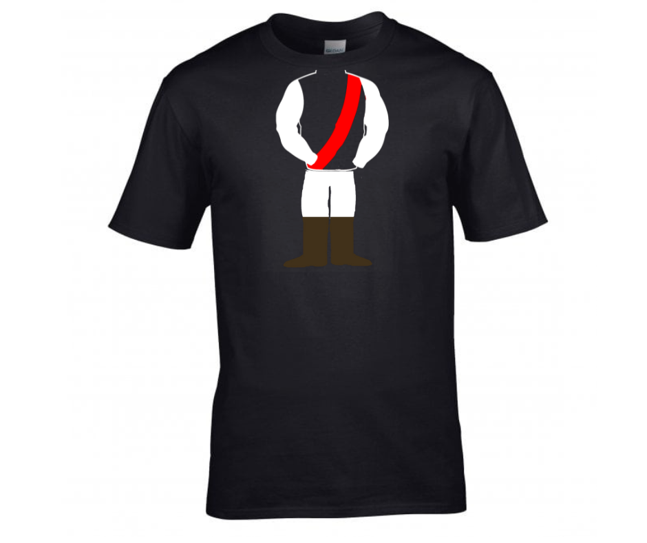 Red Sash Racing Jockey Head – Racing Tee's