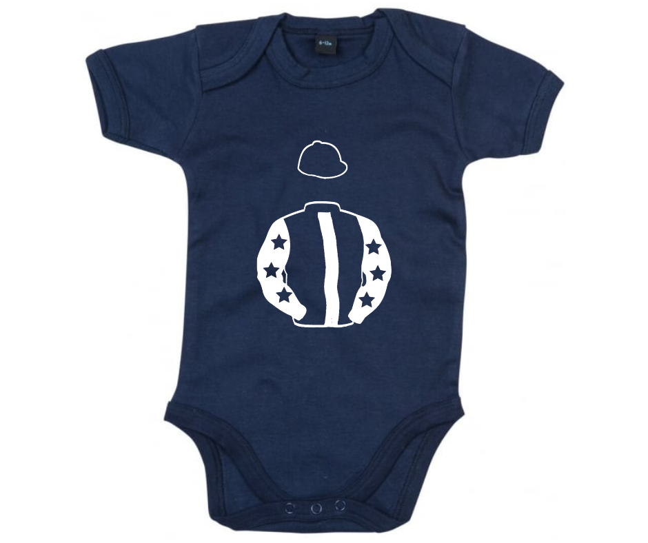 Rebecca Menzies Racing Club Baby Grow