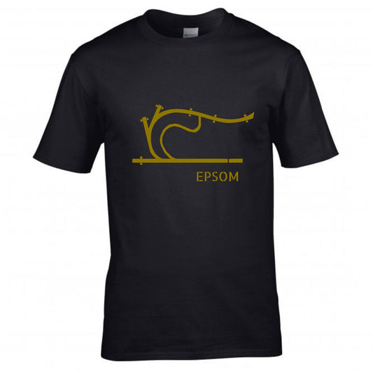 Epsom Course Map T-Shirt Featuring The Great Metropolitan Course